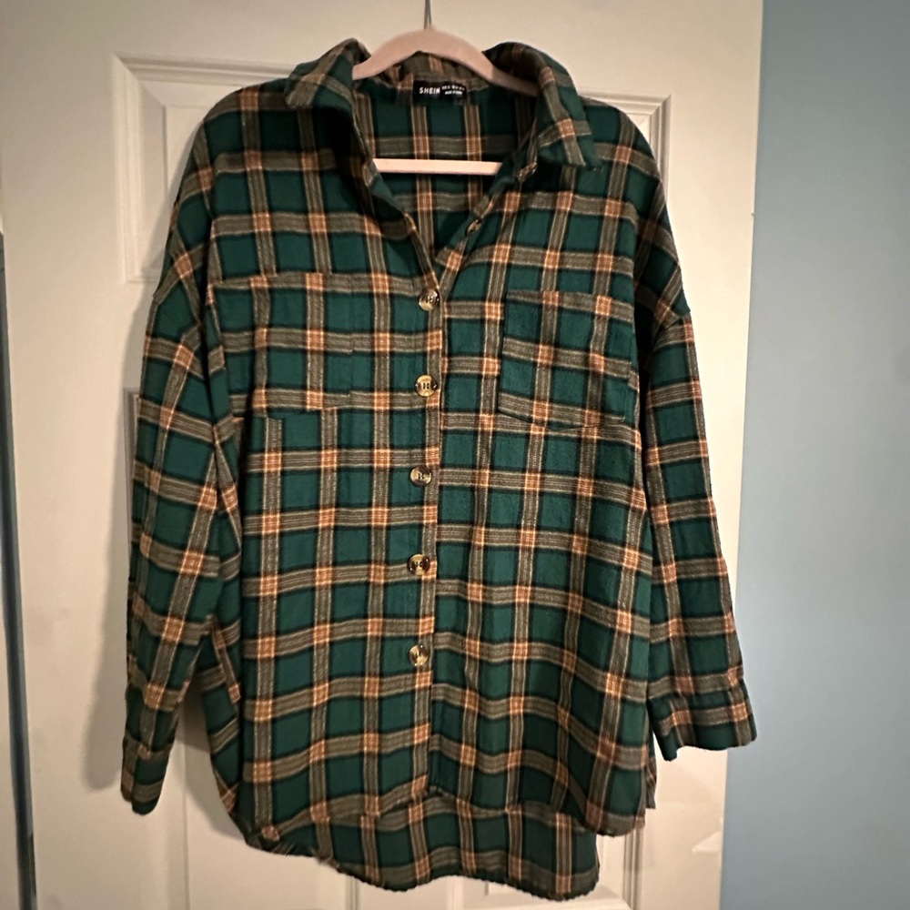 Plaid Shirt button up